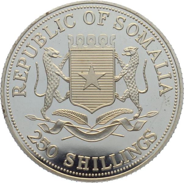 Somalia 250 Schilling 1998 - Maine Coon